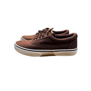 Sperry Men's Halyard CVO‎ Sneaker Wool Size 7.5 Brown